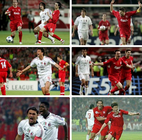 AC Milan dẫn Liverpool 3-0 hiệp 1 ở trận chung kết C1 năm 2005, sau đó bị gỡ hòa và mất chức vô địch