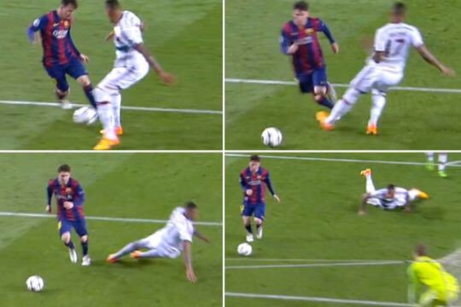 Pha lừa bóng kinh điển nhất lịch sử Champions League thuộc về Messi