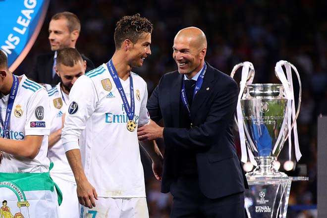 Zidane rất được lòng các ngôi sao lớn trong phòng thay đồ